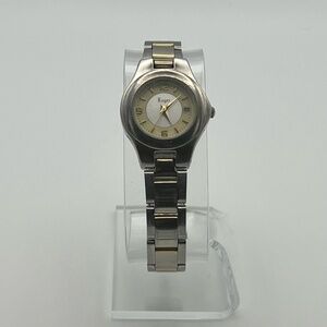 Luger Swiss Made Silver and Gold Ladies Watch Working